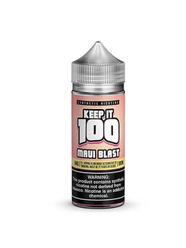 Maui Blast 100ml Synthetic Nicotine Vape Juice - K...