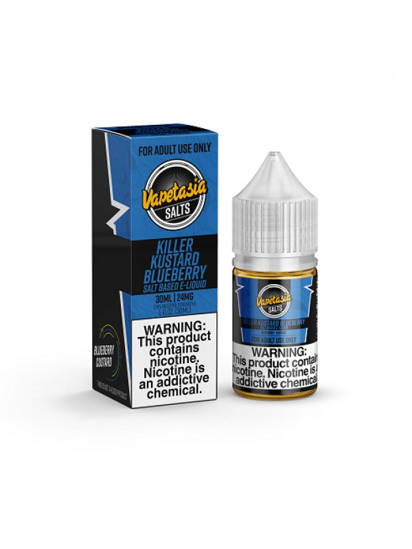 Vapetasia Salts Killer Kustard Blueberry 30ml Nic Salt Vape Juice