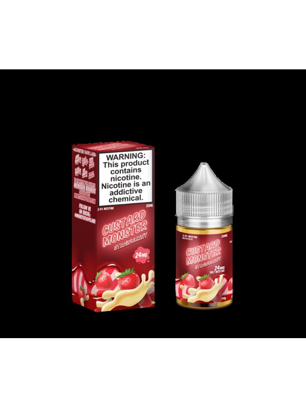 Custard Monster Strawberry Custard Salt 30ml Nic Salt Vape Juice