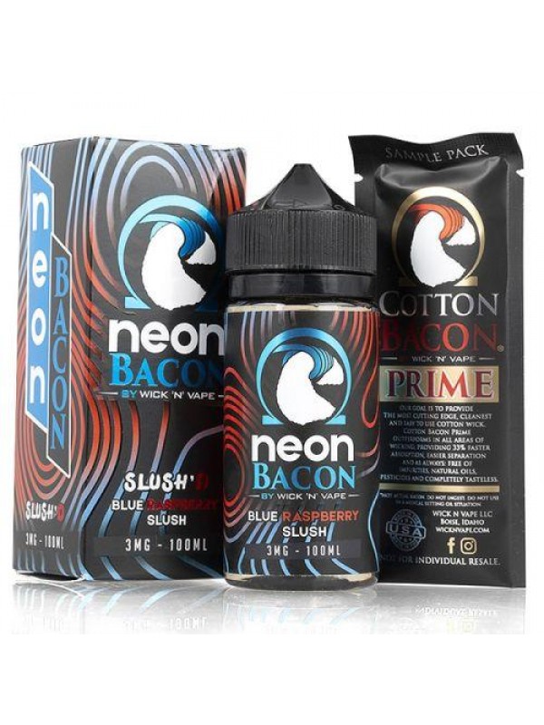 Slush'D Wick 'N' Vape 100ml Neon Bacon