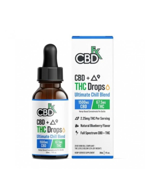 CBDfx Delta 9 + CBD Ultimate Chill Blend Tincture