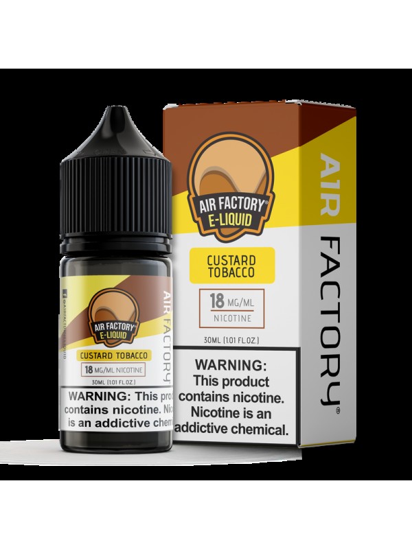 Air Factory Custard Tobacco 30ml Nic Salt Vape Juice