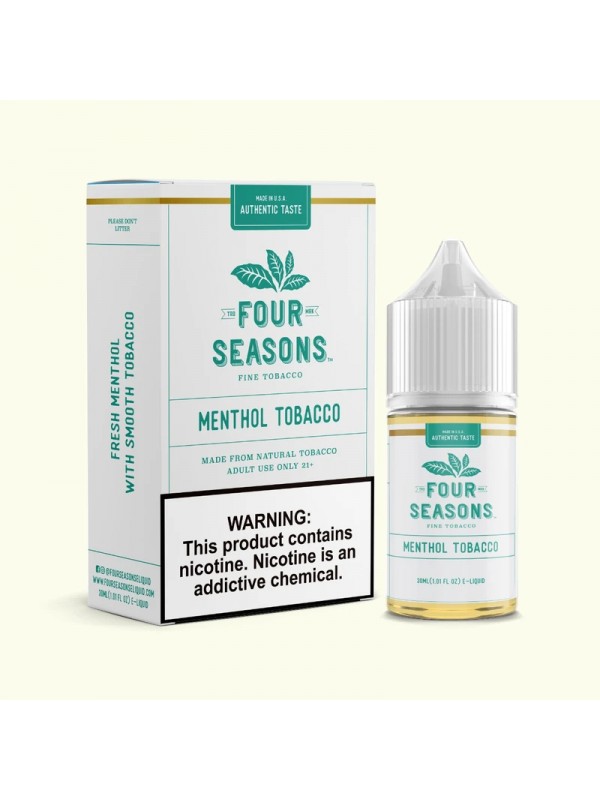 Four Seasons E-Liquids Menthol Tobacco 30ml Vape J...