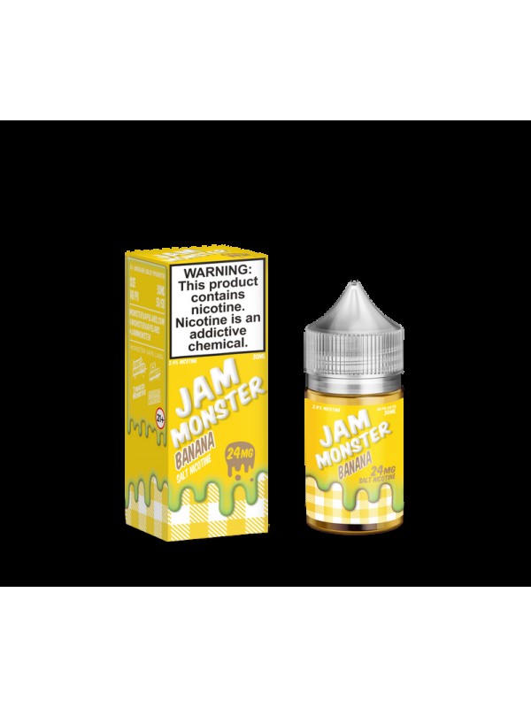 Jam Monster Salts Banana 30ml Nic Salt Vape Juice