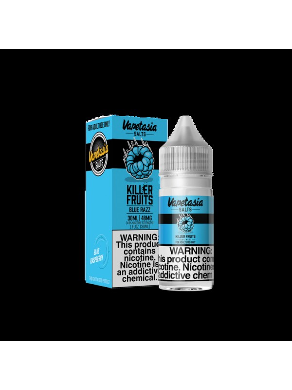 Vapetasia Salts Killer Fruits Blue Razz 30ml Nic S...