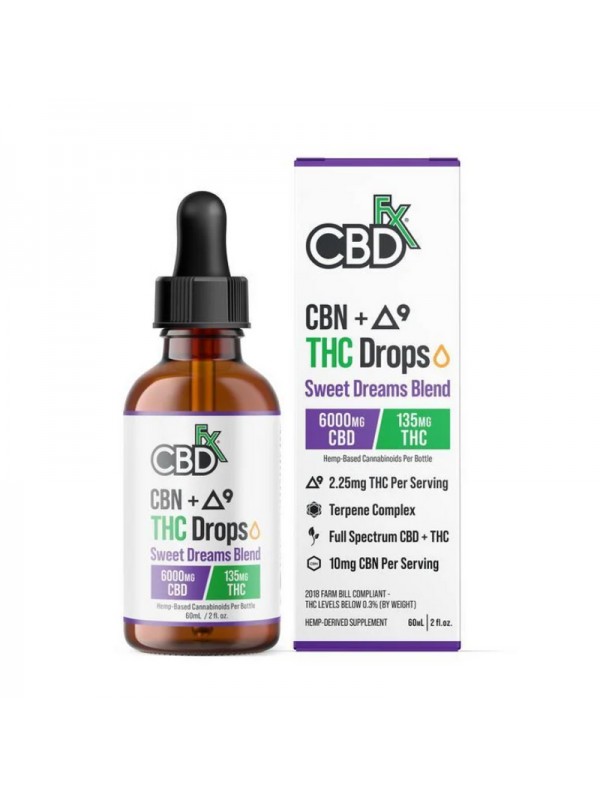CBDfx Delta 9 + CBN Sweet Dreams Blend Tincture