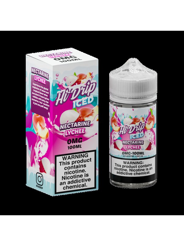 Hi-Drip Nectarine Lychee Iced 100ml Vape Juice