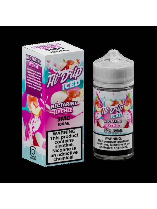 Hi-Drip Nectarine Lychee Iced 100ml Vape Juice