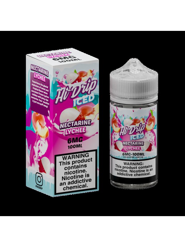 Hi-Drip Nectarine Lychee Iced 100ml Vape Juice