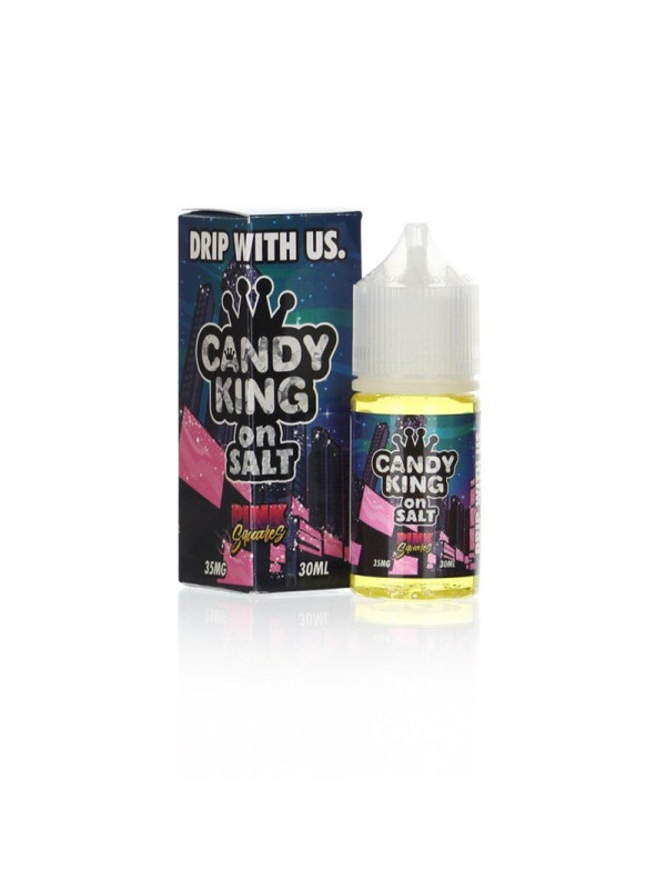 Candy King On Salt Pink Squares 30ml Nic Salt Vape...