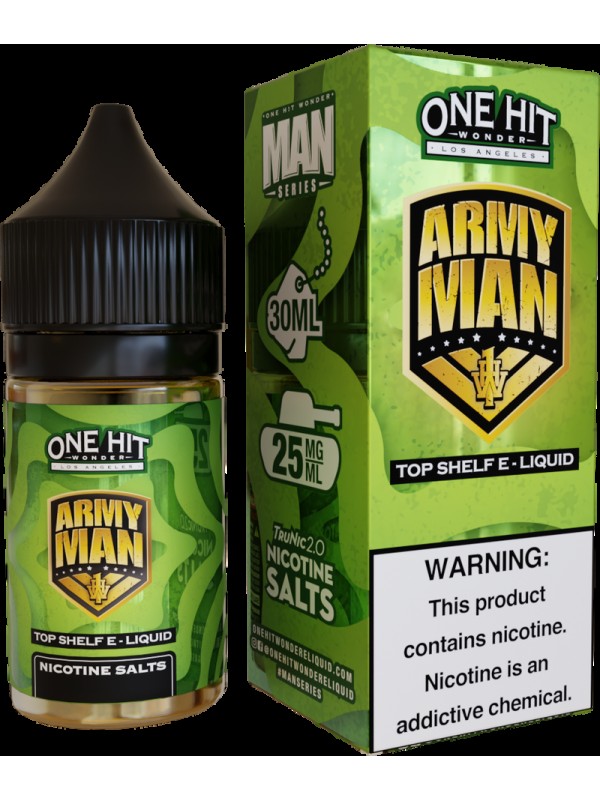 One Hit Wonder Army Man 30ml Nic Salt Vape Juice