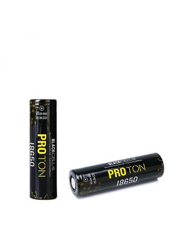 Blackcell Proton 18650 Battery 3018mAh 40.2A 3.7V (Pack of 2)