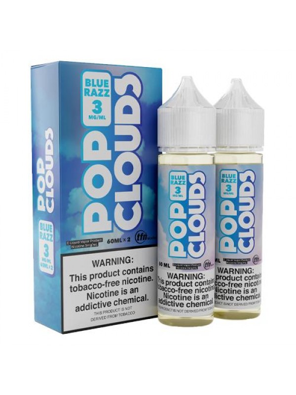 Pop Clouds Blue Razz 2x60ml TF Vape Juice