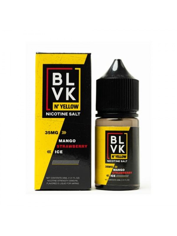 BLVK N'Yellow Salts Mango Strawberry Ice 30ml ...