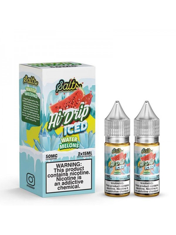 Hi-Drip Salts Water Melons Iced 30ml Nic Salt Vape...