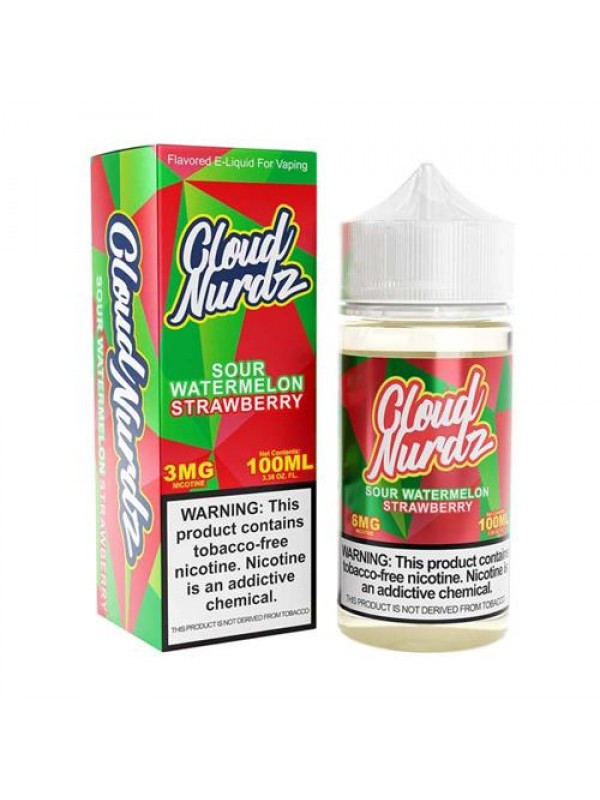 Sour Watermelon Strawberry 100ml Synthetic Nic Vap...