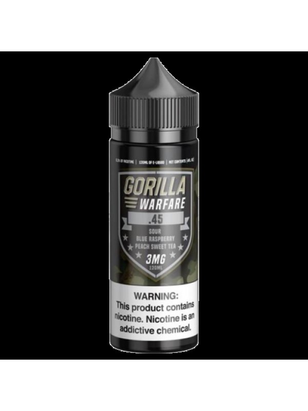 .45 120ml Vape Juice - Gorilla Warfare