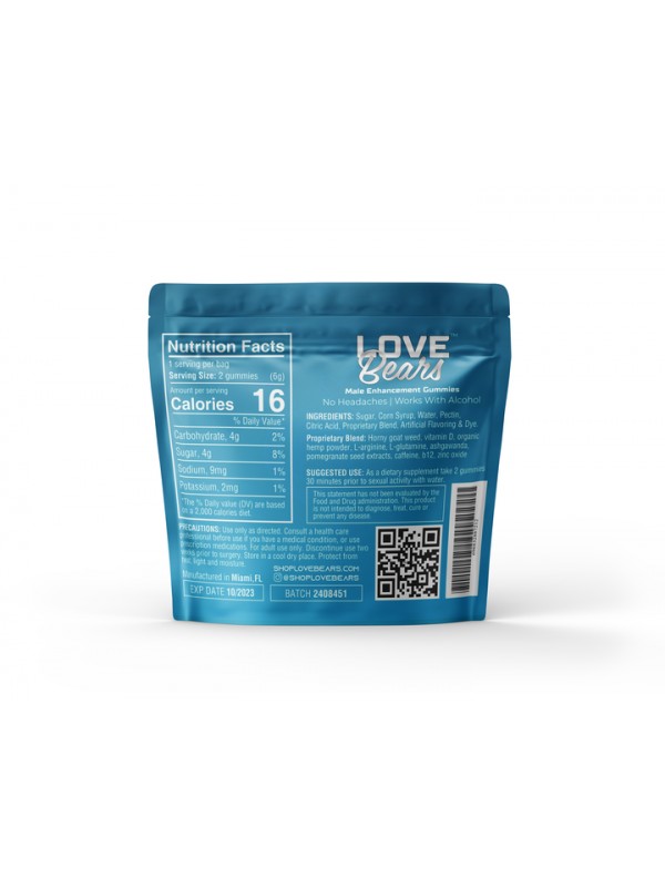 Love Bears Sexual Enhancement Gummies (2x Pack)