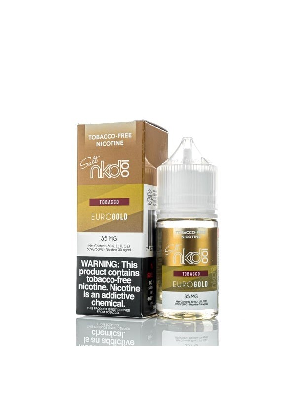 NKD 100 Salts Tobacco Euro Gold 30ml Nic Salt Vape...