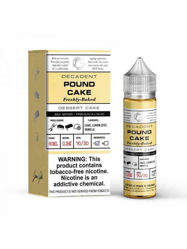 Pound Cake 60ml - Glas Basix