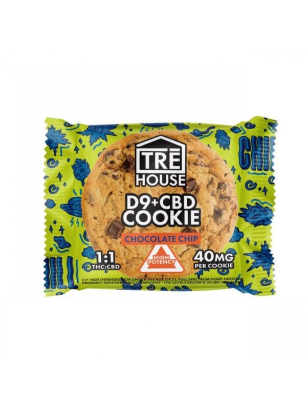 TRE House Delta 9 + CBD Chocolate Chip Cookie