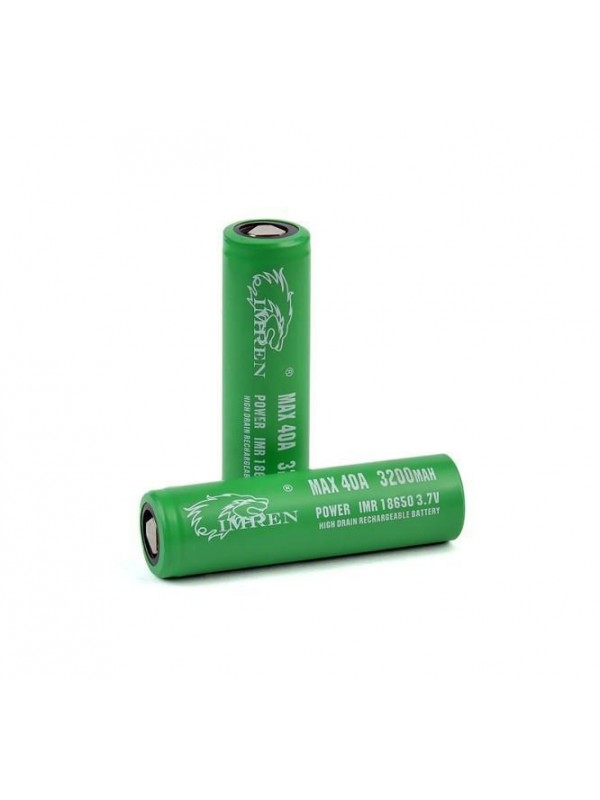 IMREN 3200 mAh 40A 18650 Battery (Pair)