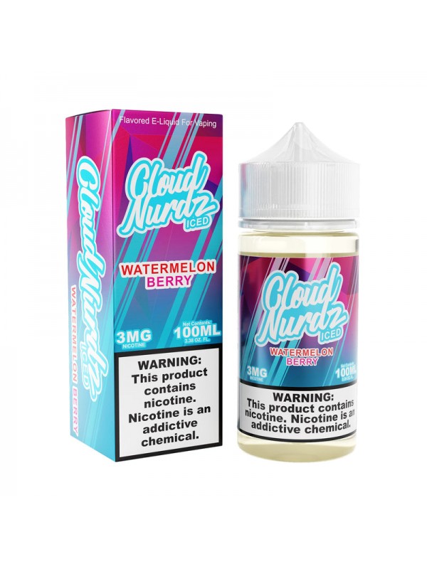 Watermelon Berry Iced 100ml Vape Juice - Cloud Nur...