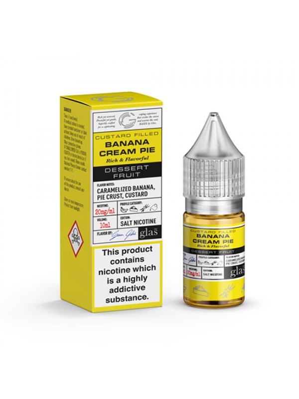 Glas Basix Series Nic Salt Banana Cream Pie 30ml Nic Salt Vape Juice