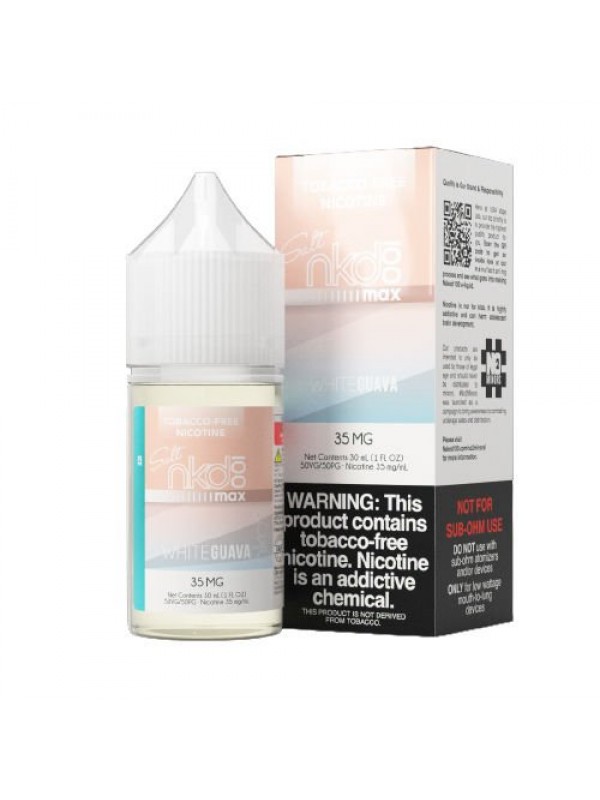 NKD 100 MAX Salts White Guava Ice 30ml Nic Salt Va...