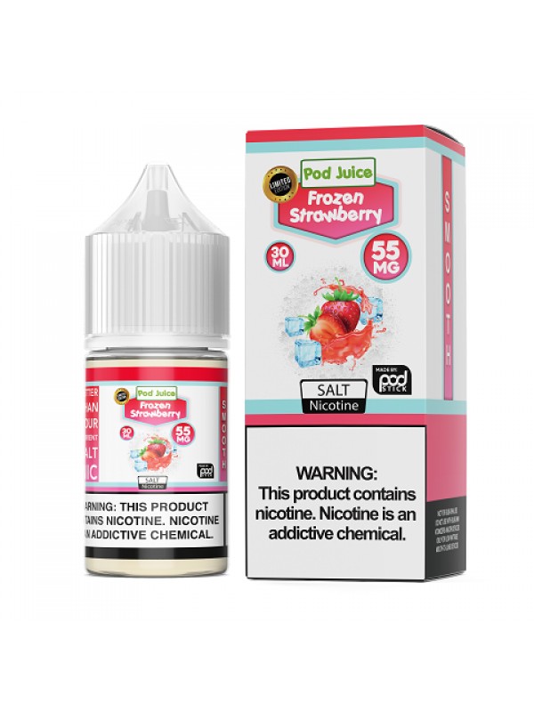Pod Juice Frozen Strawberry 30ml Nic Salt Vape Jui...