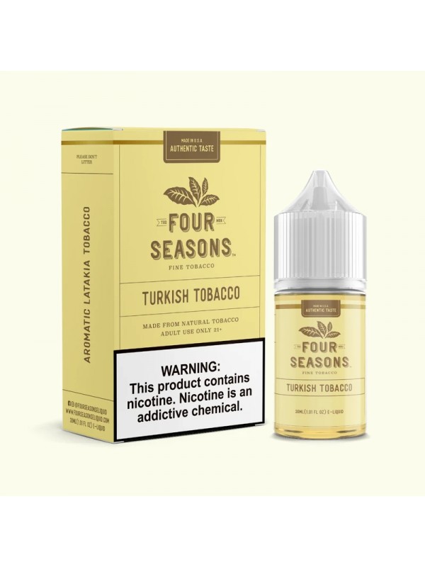 Four Seasons E-Liquids Turkish Tobacco 30ml Vape J...