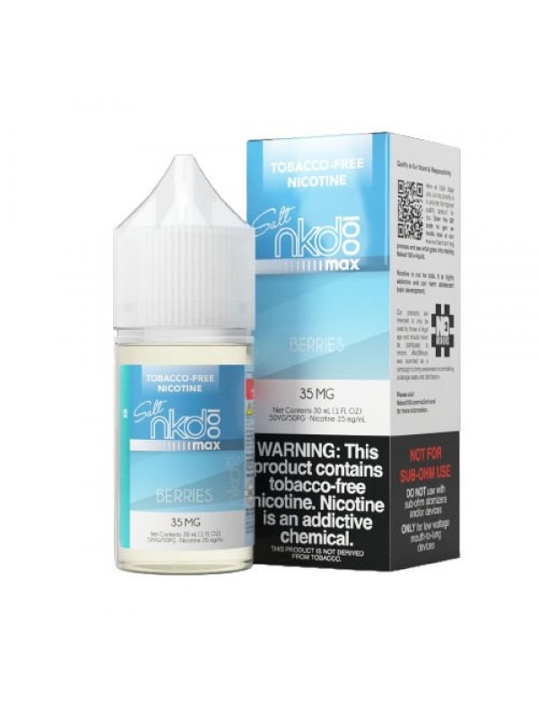 NKD 100 MAX Salts Berries Ice 30ml Nic Salt Vape J...