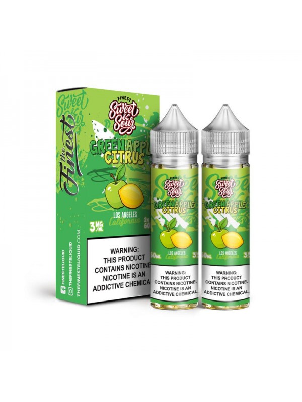 The Finest Green Apple Citrus 2x 60ml Vape Juice
