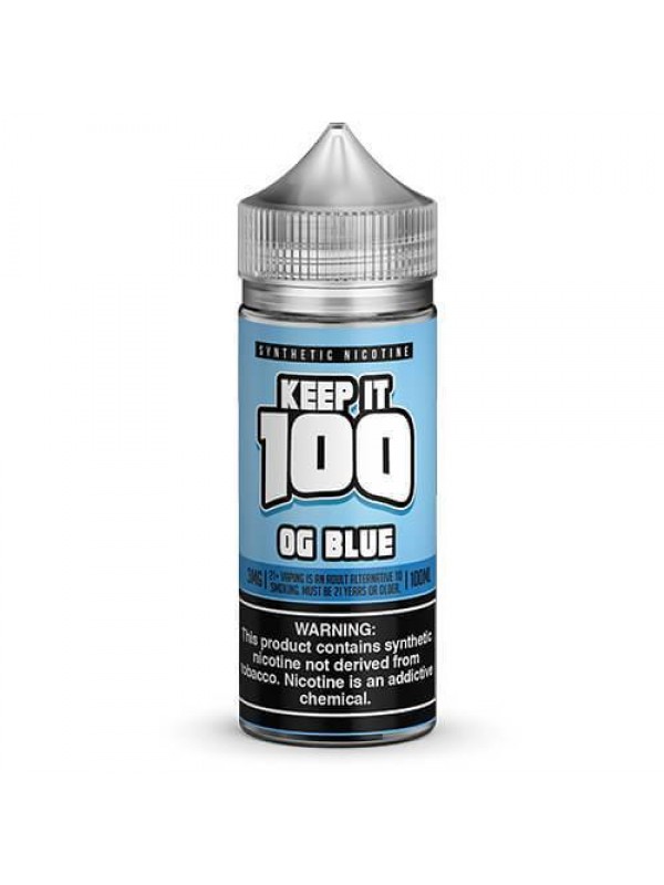 OG Blue 100ml Synthetic Nicotine Vape Juice - Keep...