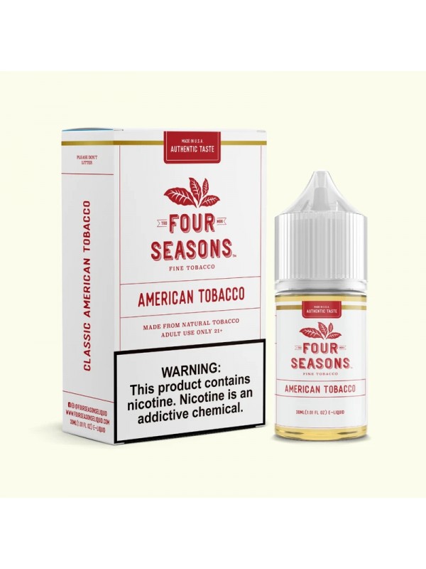 Four Seasons E-Liquids American Tobacco 30ml Vape Juice