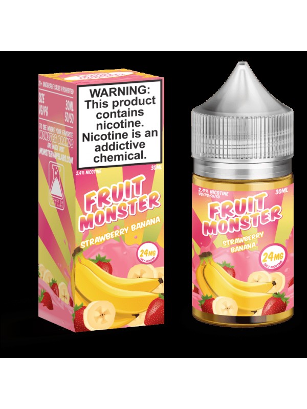 Fruit Monster Strawberry Banana 30ml Nic Salt Vape...