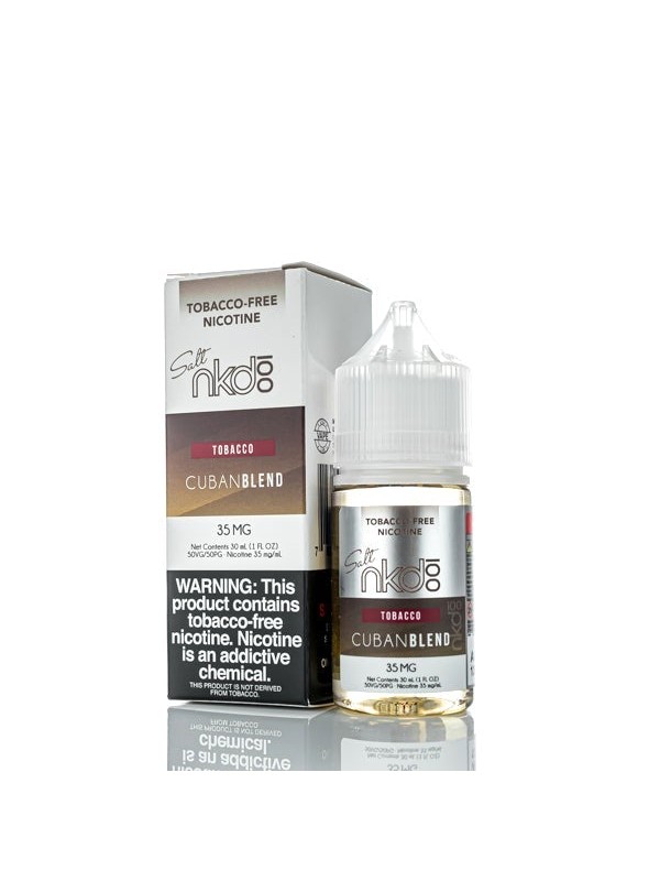 NKD 100 Salts Tobacco Cuban Blend 30ml Nic Salt Va...