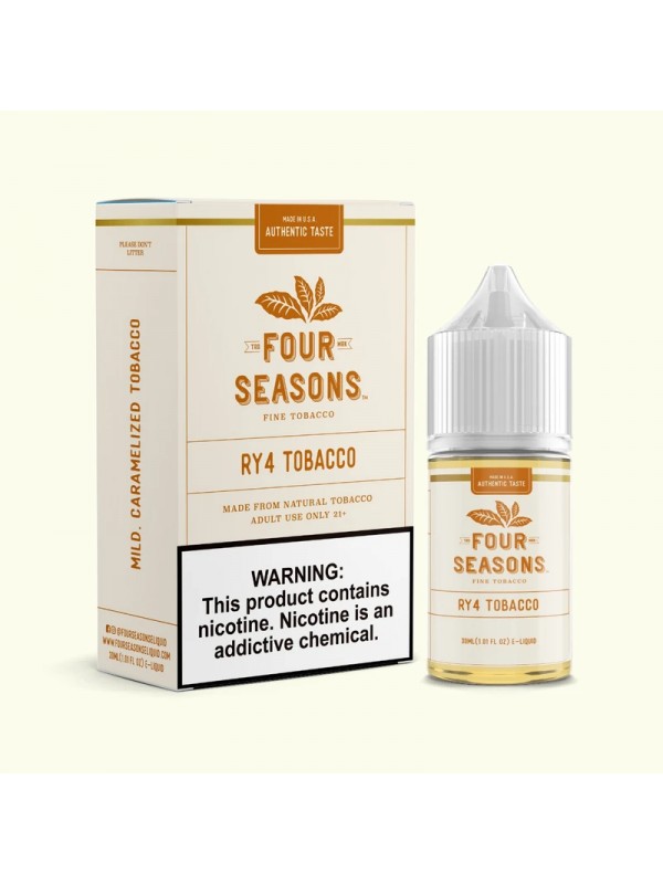Four Seasons E-Liquids RY4 Tobacco 30ml Vape Juice