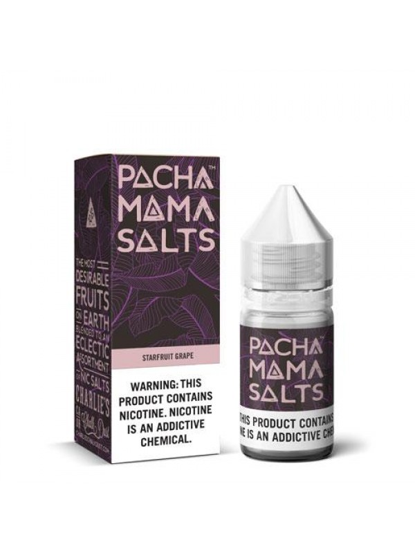 Pachamama Salts Starfruit Grape 30ml Nic Salt Vape...