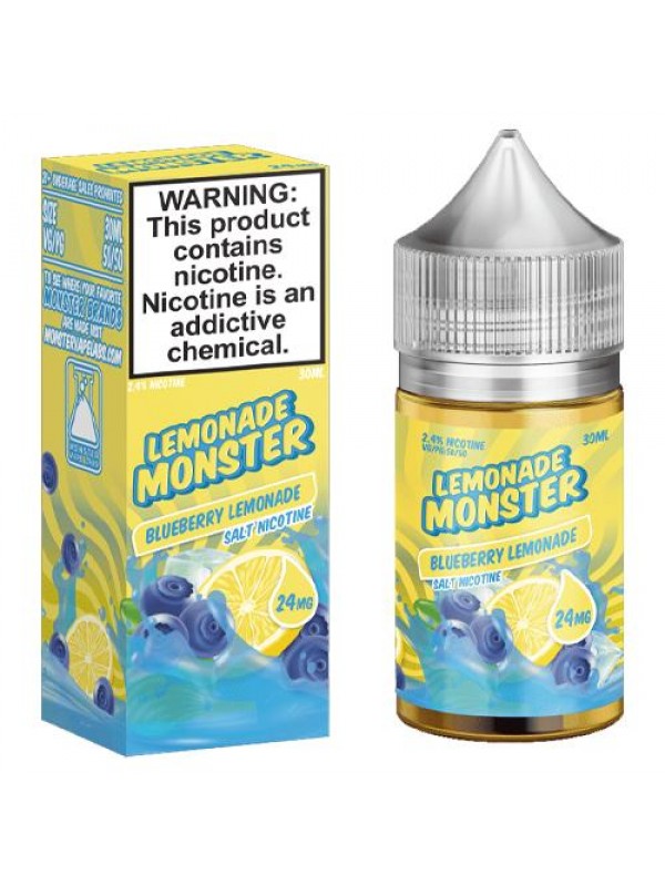Blueberry Lemonade 30ml Nic Salt Vape Juice - Lemo...