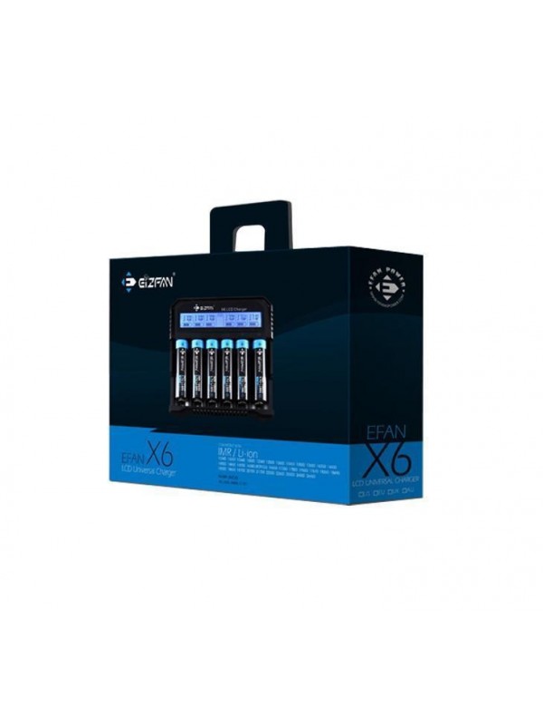 E-Fan X6 6 Bay Battery Charger