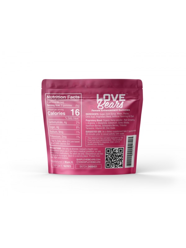 Love Bears Sexual Enhancement Gummies (2x Pack)