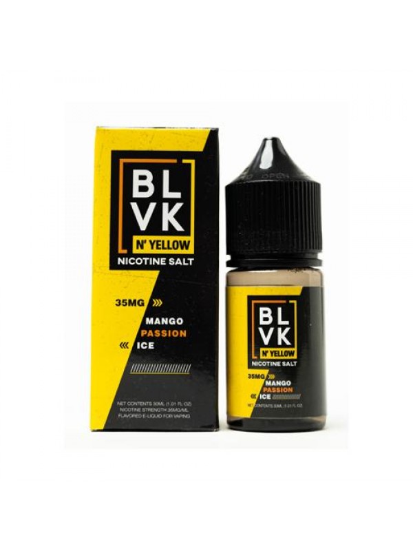 BLVK N'Yellow Salts Mango Passion Ice 30ml Nic...