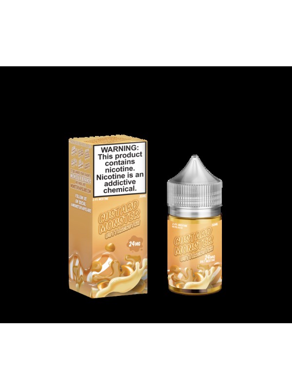 Jam Monster Salt Butterscotch 30ml Nic Salt Vape Juice