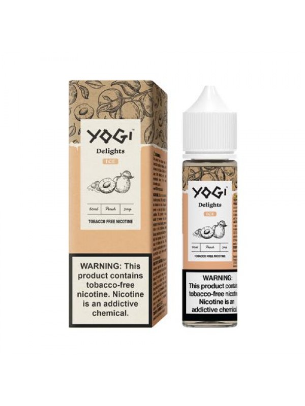 Peach Ice 60ml Vape Juice - Yogi