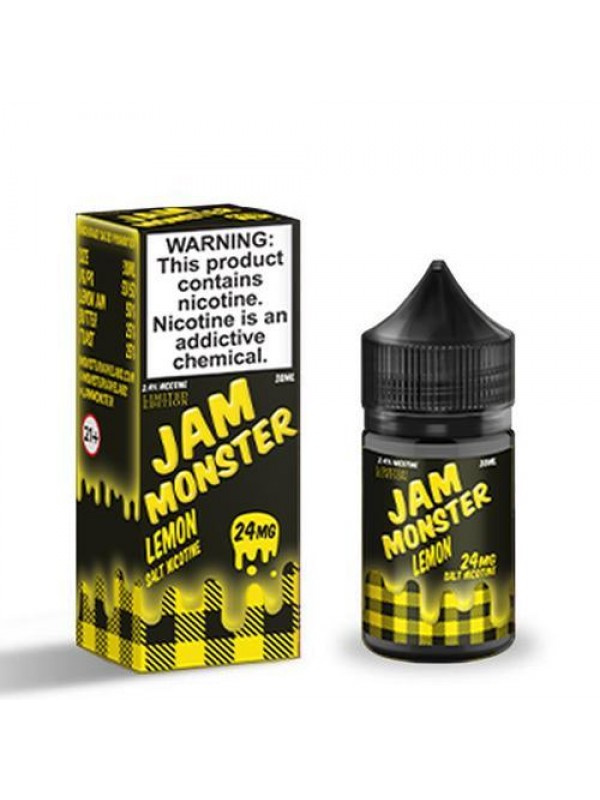 Jam Monster Salts Lemon 30ml Nic Salt Vape Juice