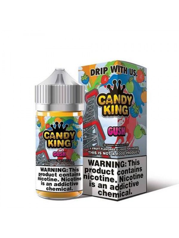 Candy King Gush Synthetic Nicotine 100ml Vape Juic...