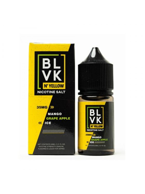 BLVK N'Yellow Salts Mango Grape Apple Ice 30ml...