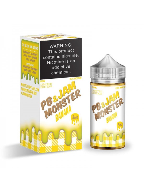 Jam Monster Banana PB&J 100ml Vape Juice