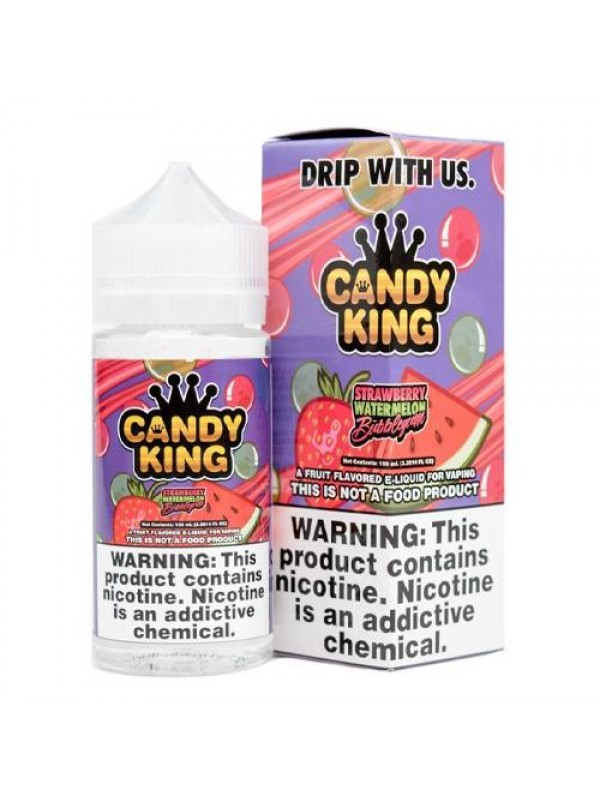 Candy King Strawberry Watermelon Bubblegum Synthet...